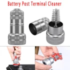 Щетка для мытья автомобиля, щетка с проводом для аккумулятора, Клеммная колодка, щетка для удаления грязи и коррозии