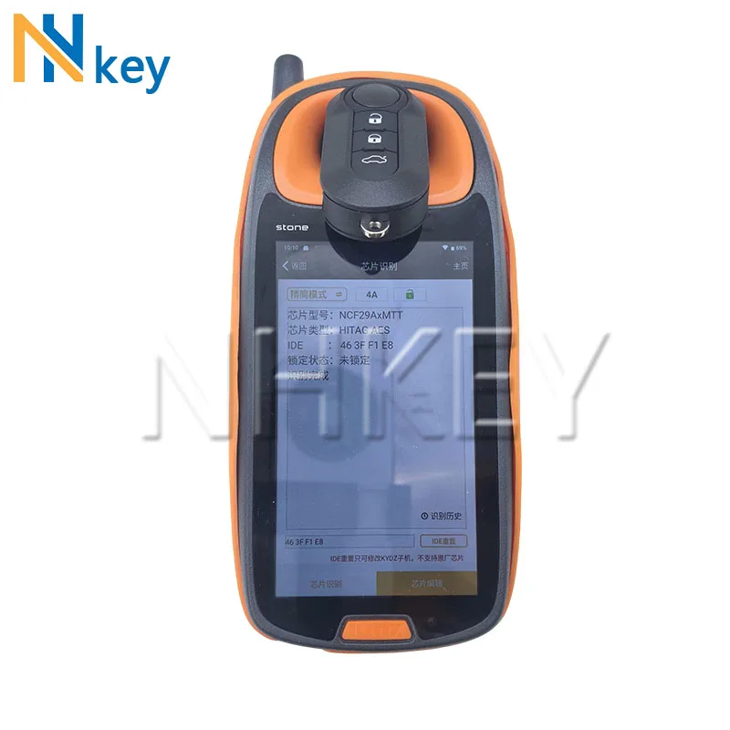 Фото Чип NH KEY 4A NCF29AxM 433Mhz, FCCID:A2C86460000, брелок для Fia T Strada MOBI UNO Fiorino E MAIS, выкидной ключ с 2/3 кнопками. №2