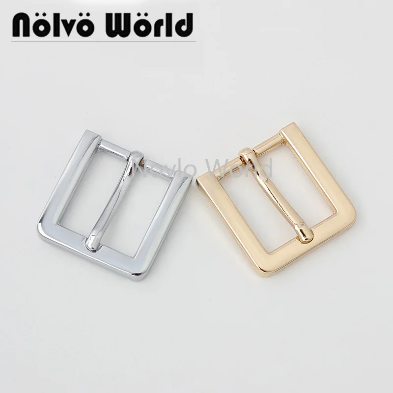

10-50 pieces 20mm 4 colors turn buckle squared buckle metal shoes men bags 2cm chrome belt adjuster buckles DIY accessories