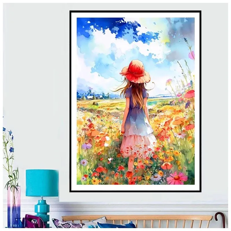 Набор для вышивки девочка крестиком 11ct в китайском стиле домашний декор ремесла