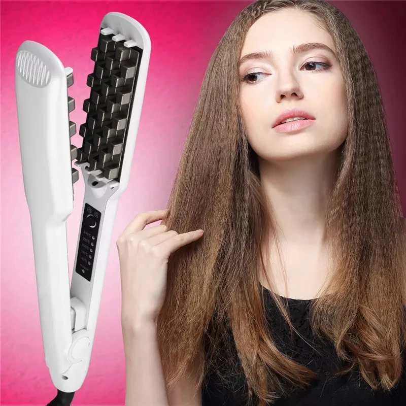 

Professional Hair Fluffy Corrugated Curler Flat Iron Corn Beard Pad Hair Root Lattice Splint Goddess Hairdresser Tool
