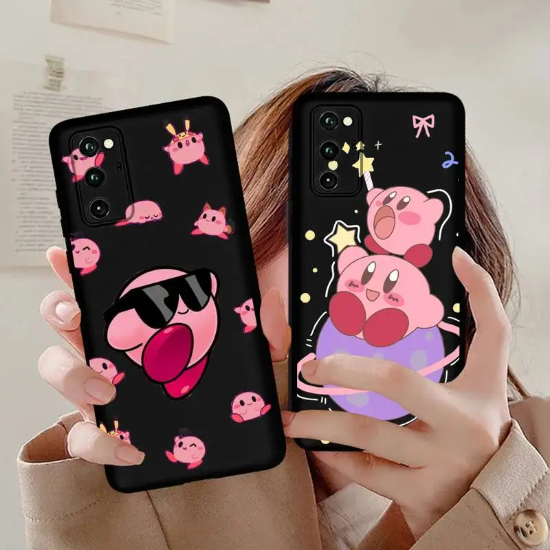 

Игровой мультяшный чехол Kirby для телефона Huawei Honor 70 60 50 30 20 10 9 X 9X V30 Pro Lite View