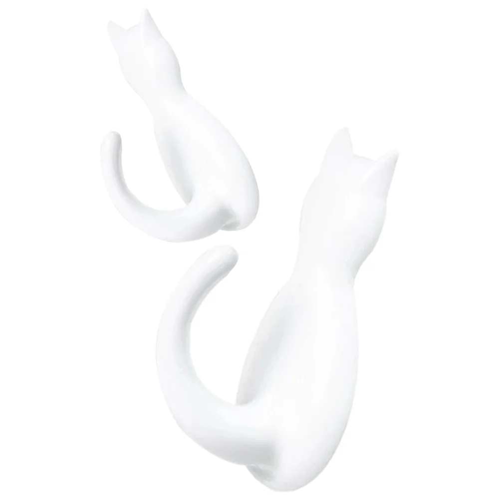 

2pcs Hooks With Screws Wall Storage Hook Hat Hooks