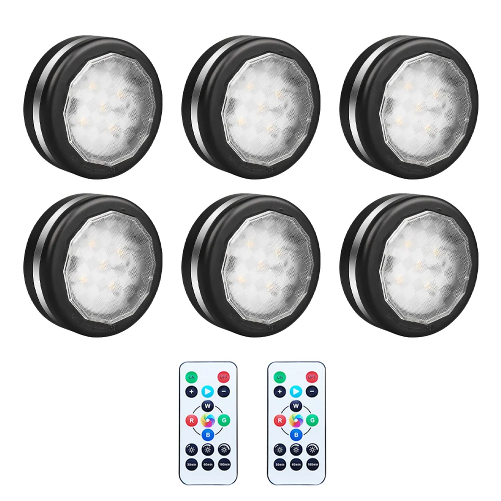 

Light Led Lights Cabinet Night Closet Lamp Stick Remote Lighting Onpuck Motion Bedside Sensor Counterrechargeable Touch Cordless