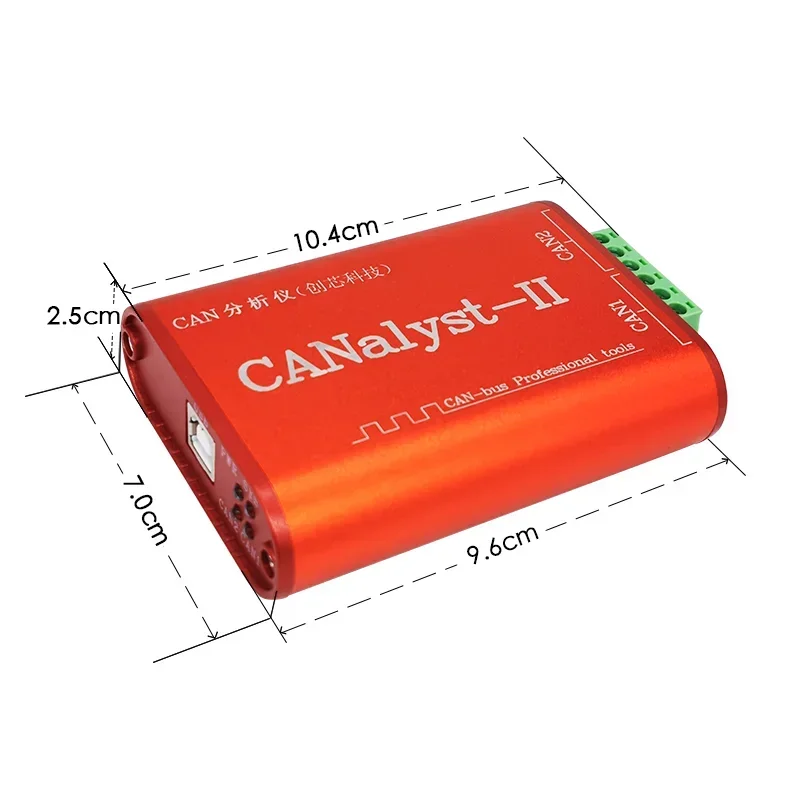 Технология Chuangxin может картать анализатор CANalyst-II USB для CAN USBCAN-2 содержать коробку