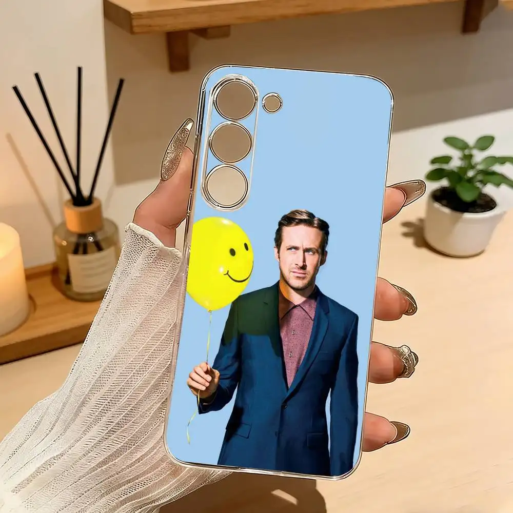 Фото Забавный чехол для телефона с изображением Райана Гослинга для Samsung Galaxy A71, A70, A52, A51, A40, A30, прозрачный чехол №3