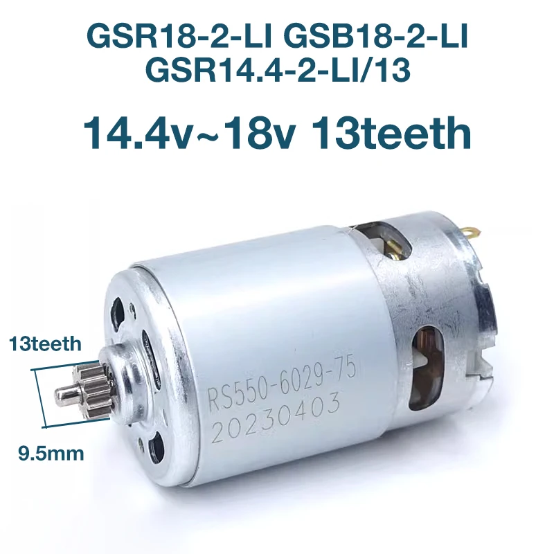 

13teeth Motor 14.4v Replacement Parts for Bosch Gsr14.4-2-li psr 14,4 li-2 psr14.4li-2 psr1440li-2 gsr 14,4-2-li Rigs