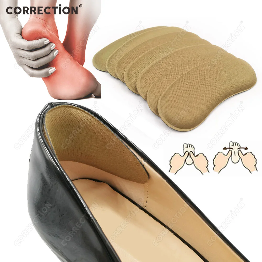 

2 Pair Women Insoles for Shoes High Heel Pad Adjust Size Adhesive Heels Pads Liner Grips Protector Sticker Pain Relief Foot Care