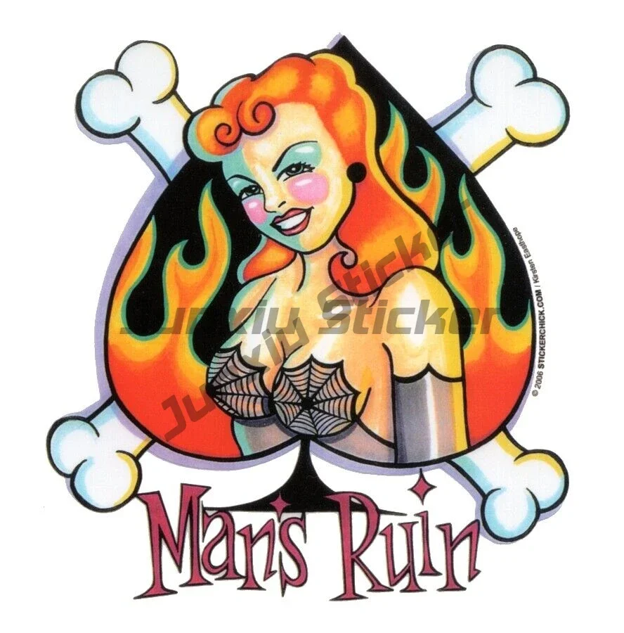 Фото Pin Up Girl Ракета Плакат Девушка Ретро Hot Rod Автомобильная наклейка Бомба Блокнот Автомобиль DIY Украшение Наклейка №3
