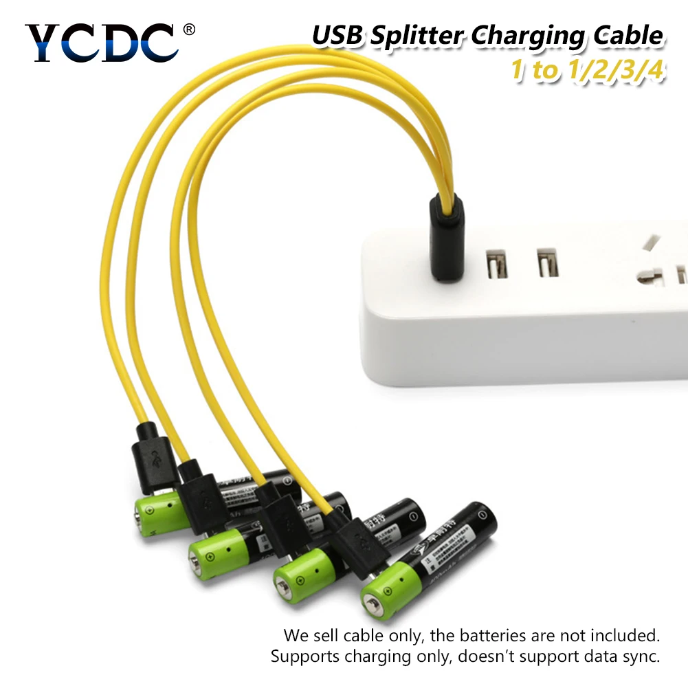 5 В/2 а USB 2 0 к Micro разветвитель кабель 1/2/3/4 Usb провод для быстрой зарядки телефона