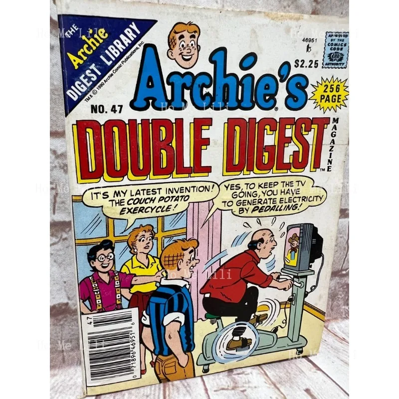 Фото Винтаж No 47 июля 1990 Archie S двойной дайдж металлический знак журнал комикс 256 страниц №2