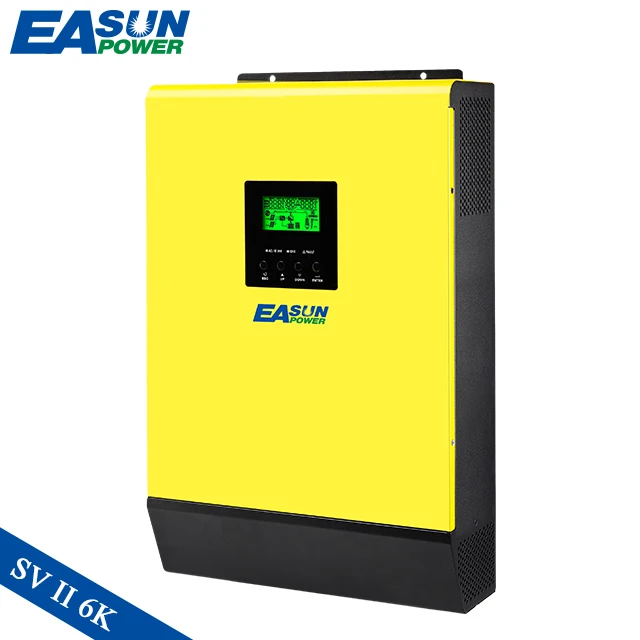 

EASUN POWER 48V DC To AC 6Kva Pure Sine Wave 3 Phase 220V MPPT Solar Inverter Hybrid