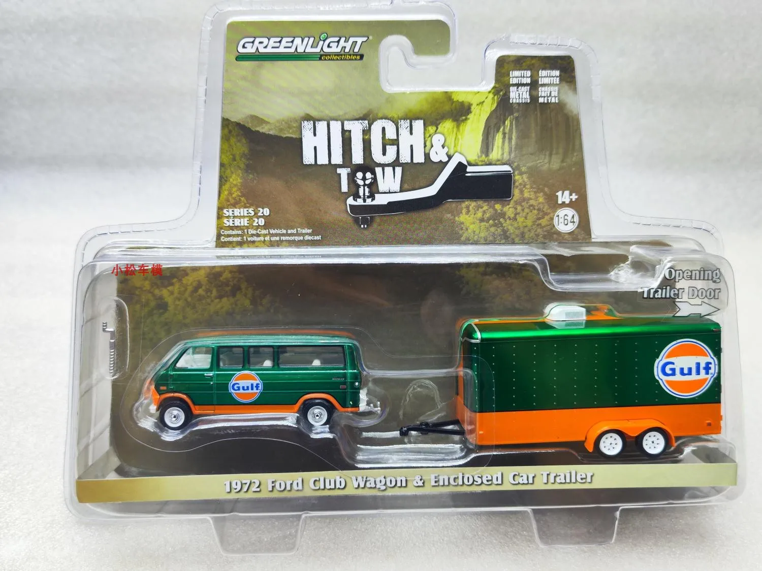 

1:64 1972 gulf Gulf Oil Ford Trailer Slight Rubber Watermark Collection of car models