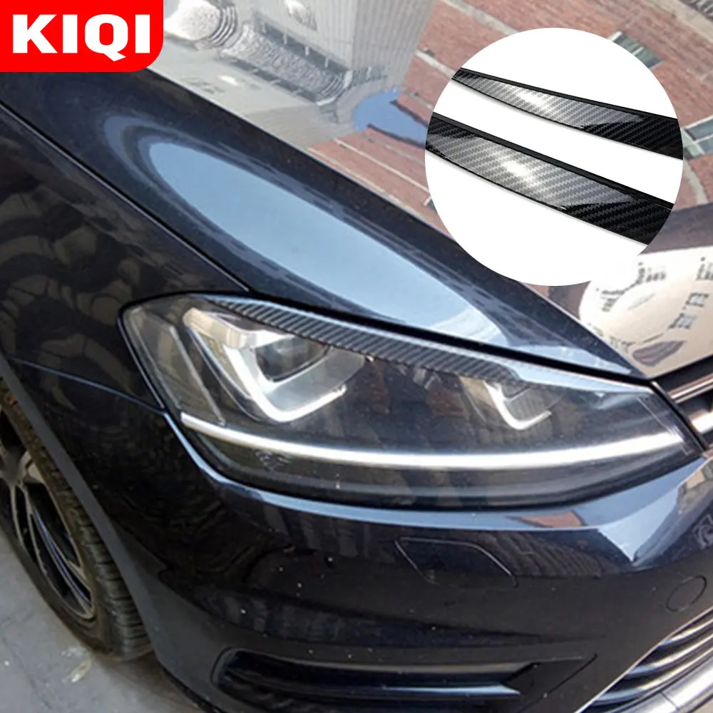 Автомобильная накладка на фару для Фольксваген VW Golf 7 7,5 VII GTI GTD R MK7 MK7 2013-2019, привлекательные наклейки