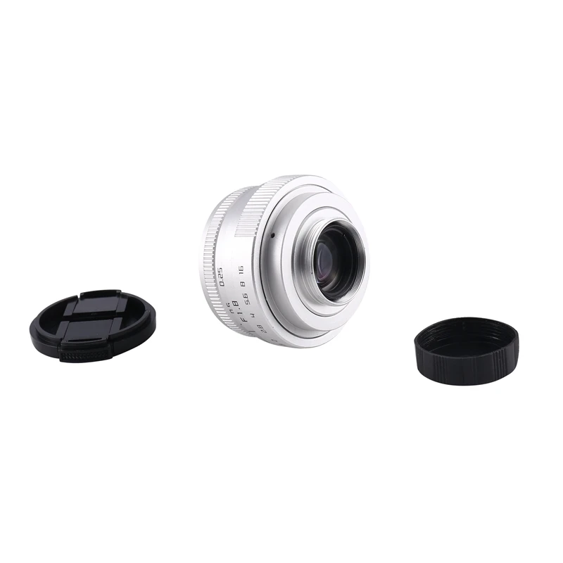 

25MM F1.8 Aps-C Television Tv Lens/Cctv Lens For 16Mm C Mount Camera Manual Focus Prime Lens