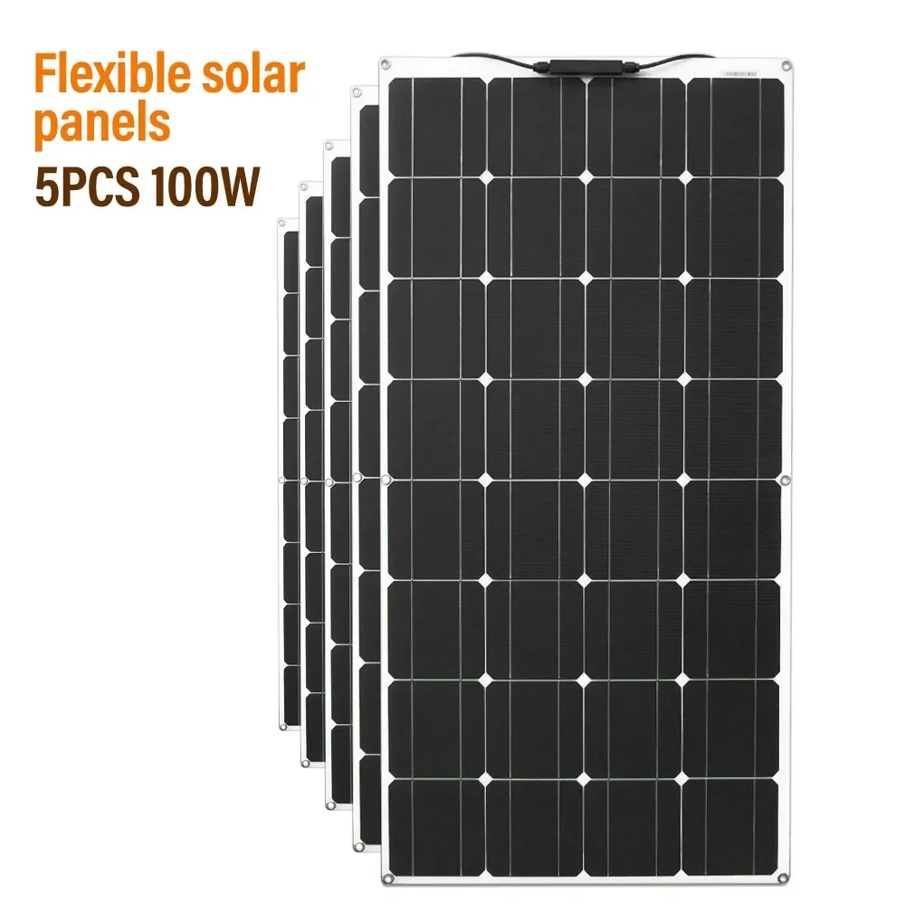 

500w 300w 200w 12v Monocrystalline Charger Cell Diy Solar Panel Energy Systems Module For Camping Car