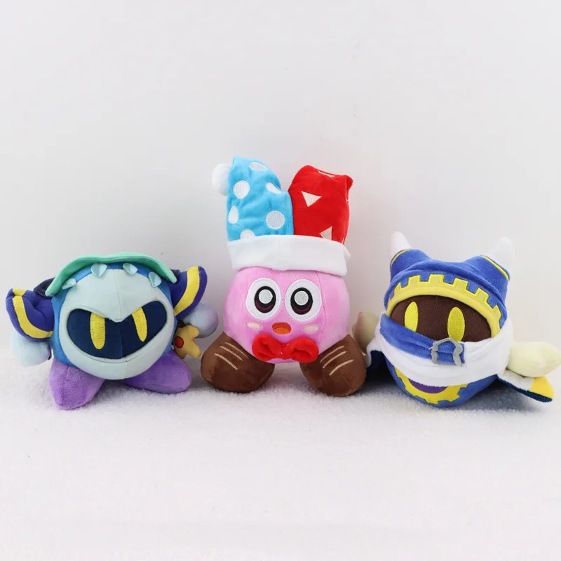 

Игровая звезда Kirby плюшевая кавайная игрушка милый мета-Рыцарь Меч Маркса Kirby мягкая кукла плюшевая девочка Декор для комнаты рождественские подарки