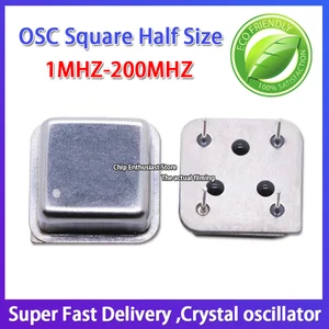 2PCS Square half size 8m 4P OSC in-line active crystal oscillator 8.000m 8MHz 4-pin oscillator