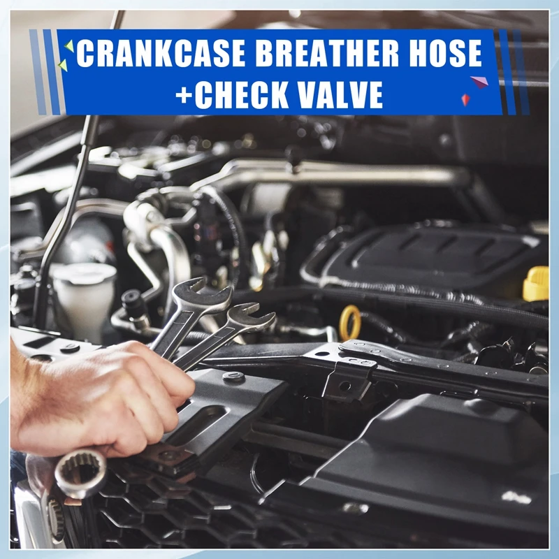 03C103493AM Crankcase Breather Hose+Check Valve For VW Golf Jetta EOS Tiguan A3 1.4T 03C103175F 03C103175H