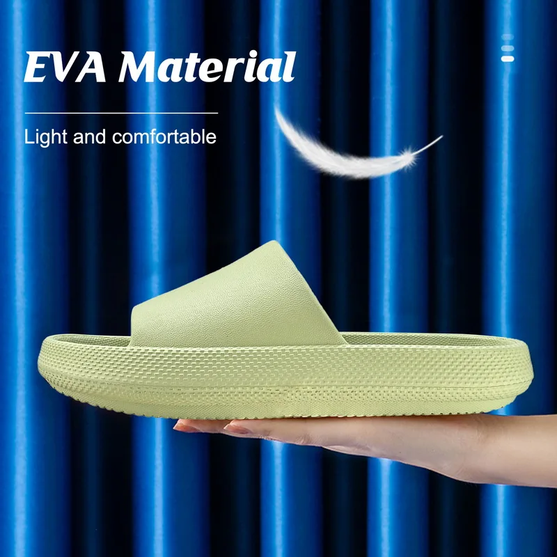 2023 Summer Women Slipper Shoes Soft Eva Non-Slip Flip Flops Couple Bathroom Casual Shoe Beach Indoor Home Slipper Sandals