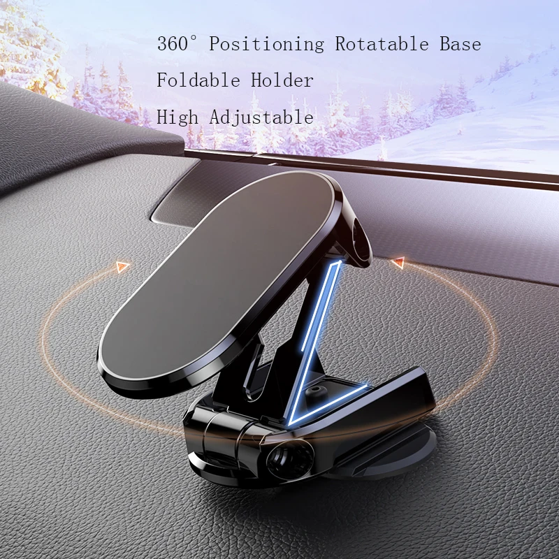 

New Style Creative Foldable Magnetic Car Phone Holder for Universal Phones