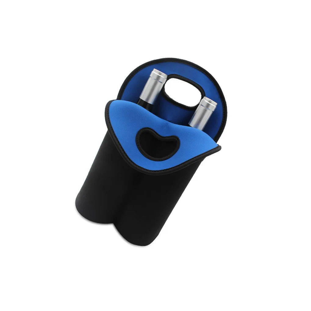 

1/2/3 750 мл изоляционный пакет для винных бутылок, аксессуар для сохранения температуры, удерживающие мешочки с двумя слотами, сумки-холодильн...