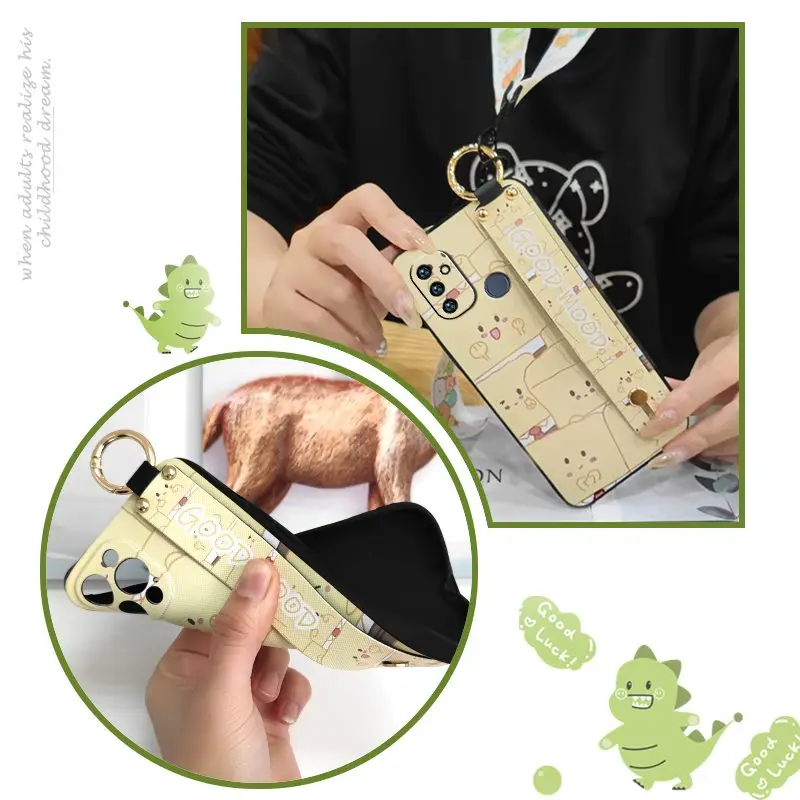 lanyard phone holder phone case for oneplus nord n1001nord n100 durable anti knock for girls soft free global shipping