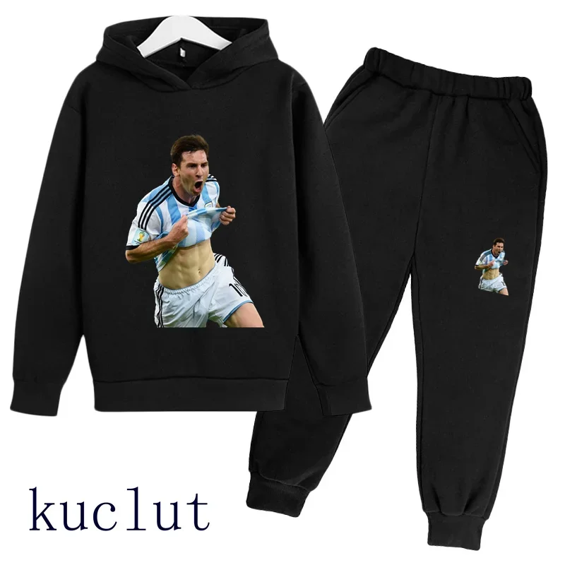 

CUCLUT Macy printed children's clothing Children's fall and winter women's pants 2 men's and women's casual sets 100-160