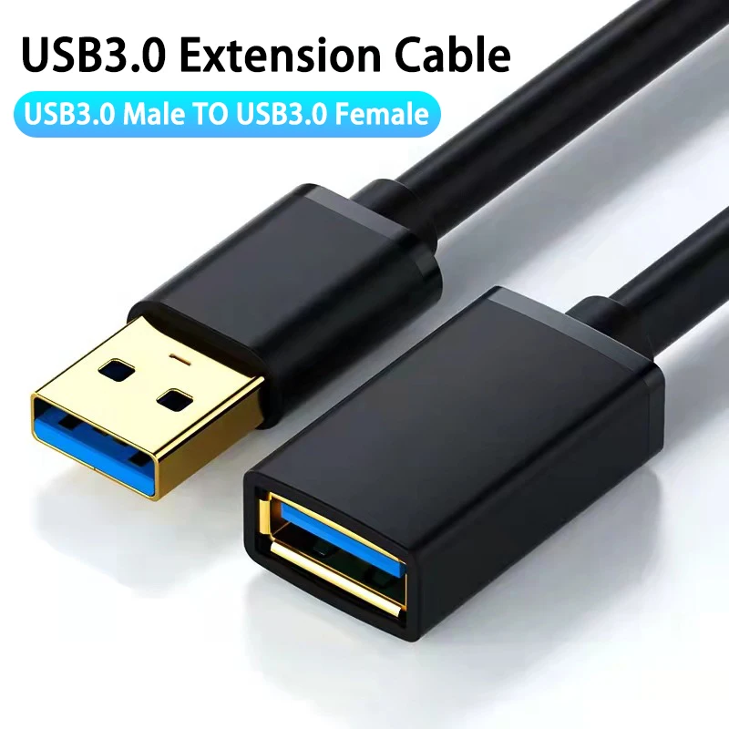 

USB3.0 Extension Cable for Smart TV PS4 Xbox One SSD USB to USB Cable Extender Data Cord Mini USB3.0 2.0 Extension Cable