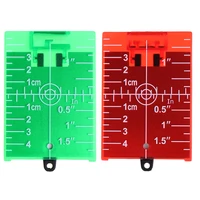 1pcs laser target card plate with stand for line lase green red laser measuring tools accessories 11 5cmx7 4cm