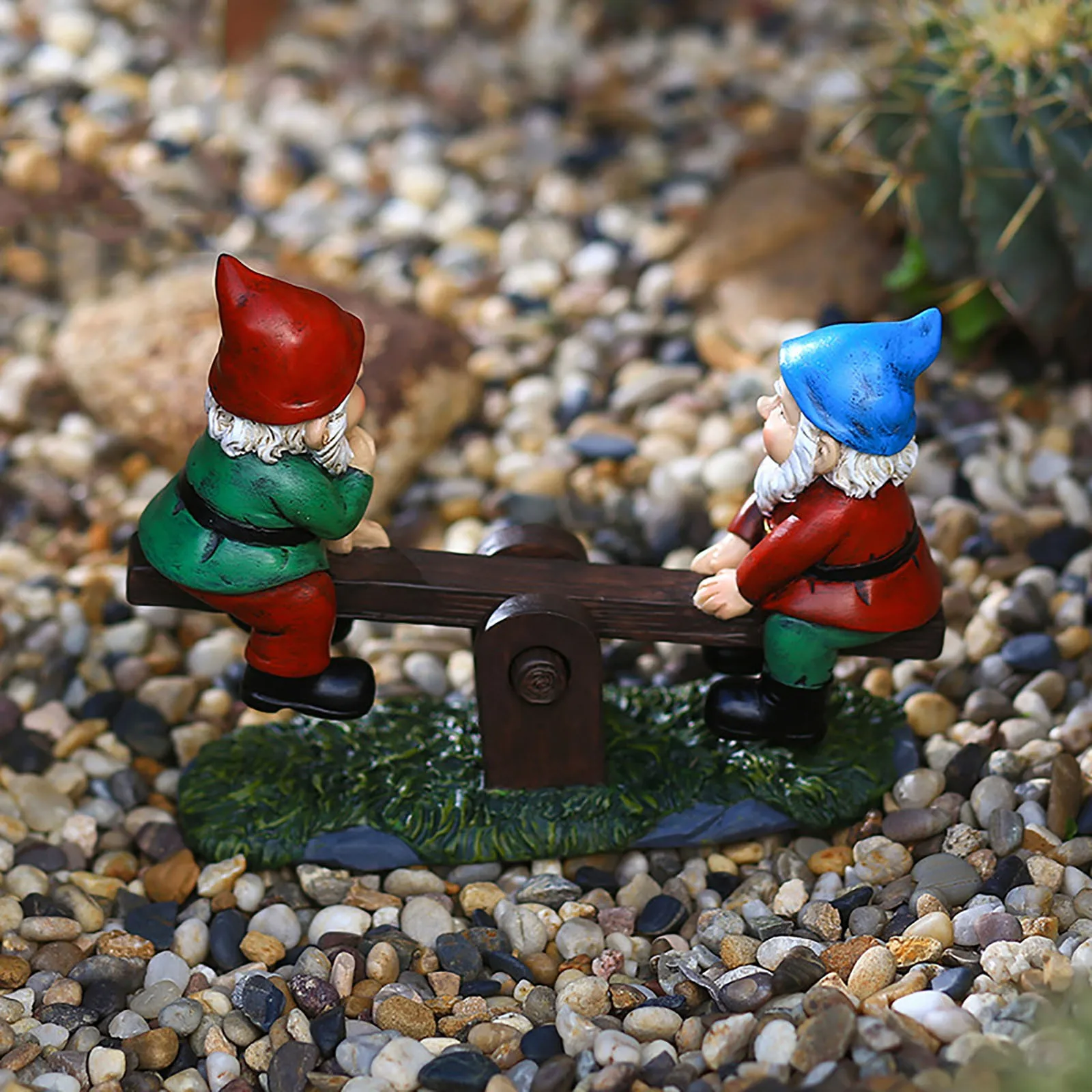 Мультяшный милый гном карликовый морской сад искусственное украшение для улицы