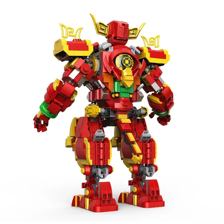 Новая модель китайского зодиака корова китайские комиксы строительные блоки для