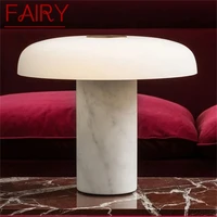 fairy nordic simple table lamp modern creative marble led desk light mushroom decorative living room bedroom