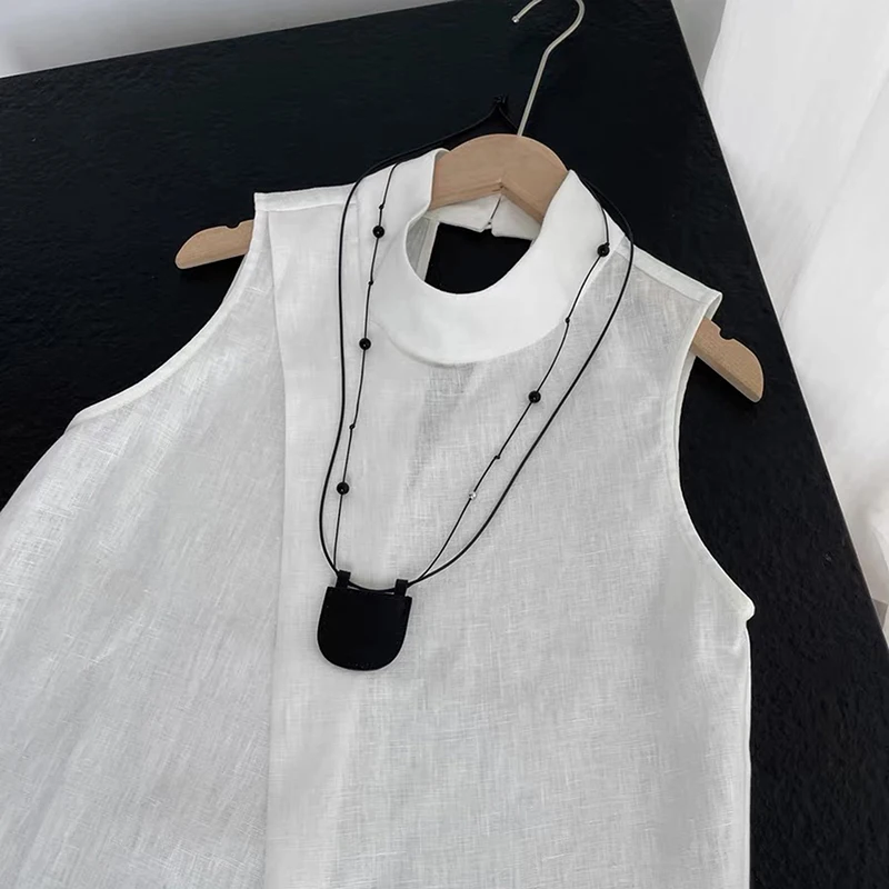 Сумка в форме полумесяца мини-ожерелье украшение дизайн подвеска наряд