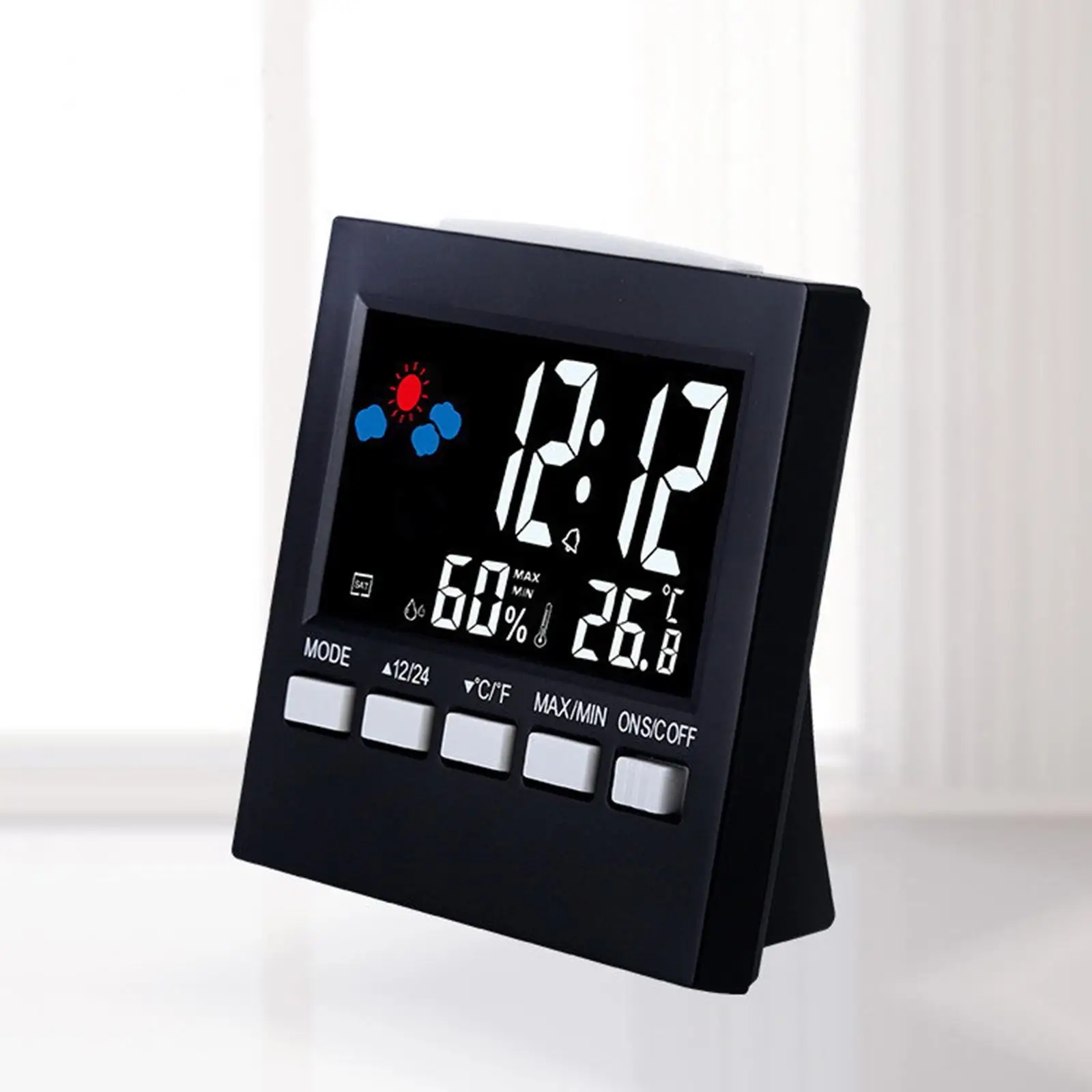 Battery Operated Desktop Clock Snooze For Office