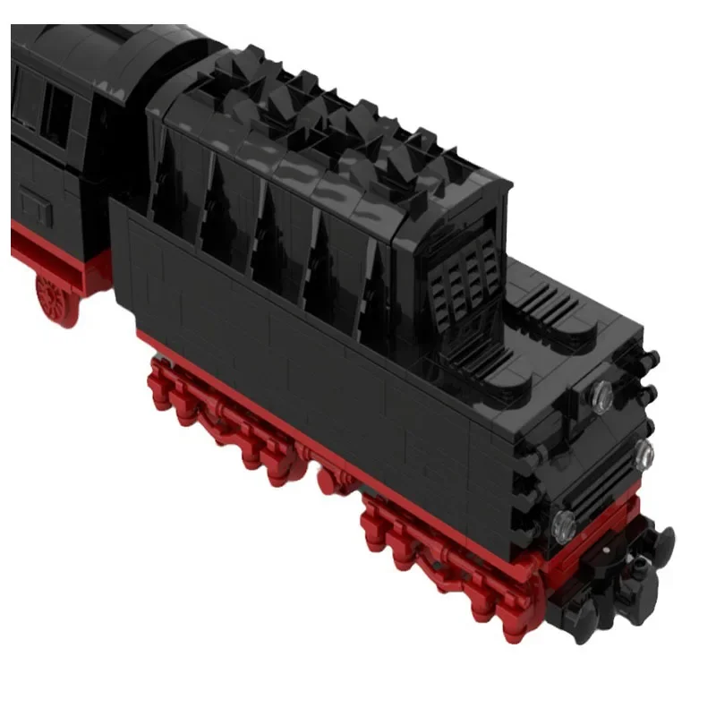Детский строительный блок модель пассажирского парового поезда 1245 шт. пазл для