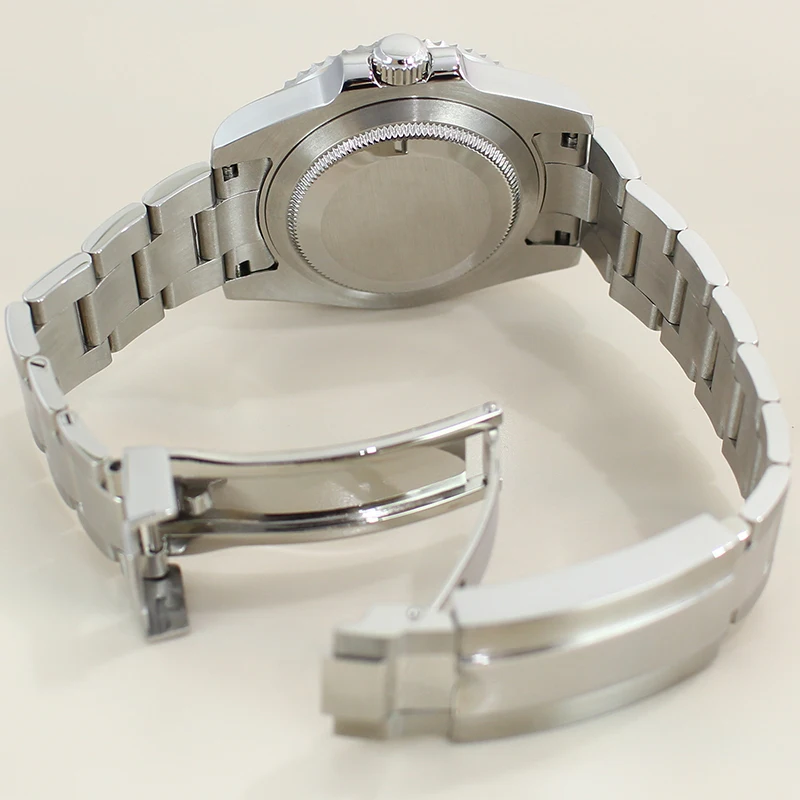 Корпус для часов дайвинга 40 мм браслет однонаправленный безель Seiko NH35 NH36 Miyota 8215 ETA