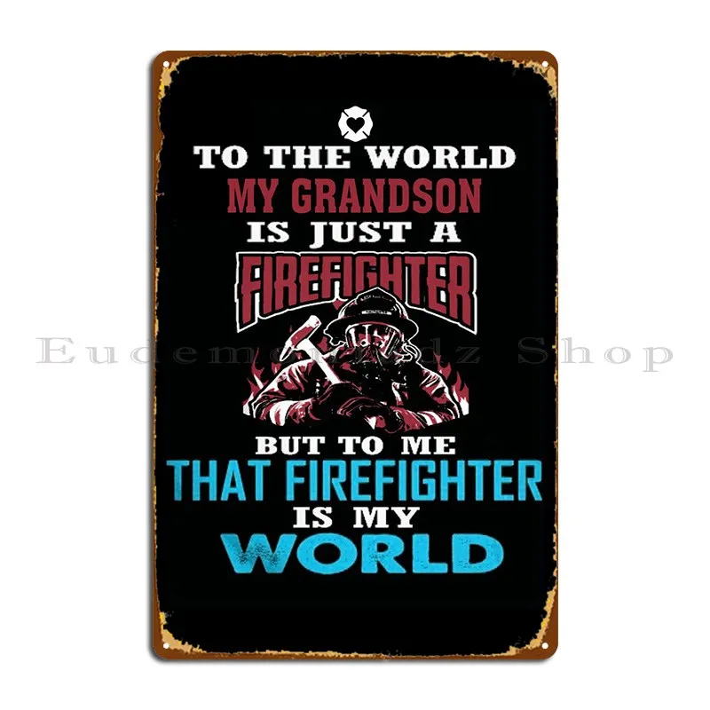 

Proud To Be A Firefighter Metal Sign Pub Mural Garage Decoration Wall Plaque Print Plaques Tin Sign Poster