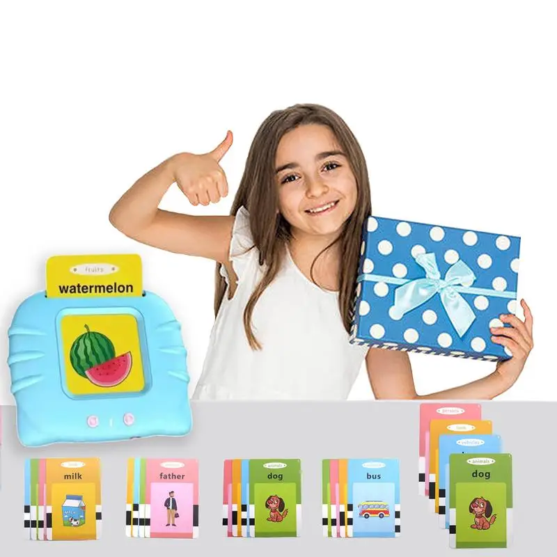 

Kids Electronic Cognitive Cards Talking Flash Cards Audio Books Flashcards Early Education Learn English Words Study Toys Game