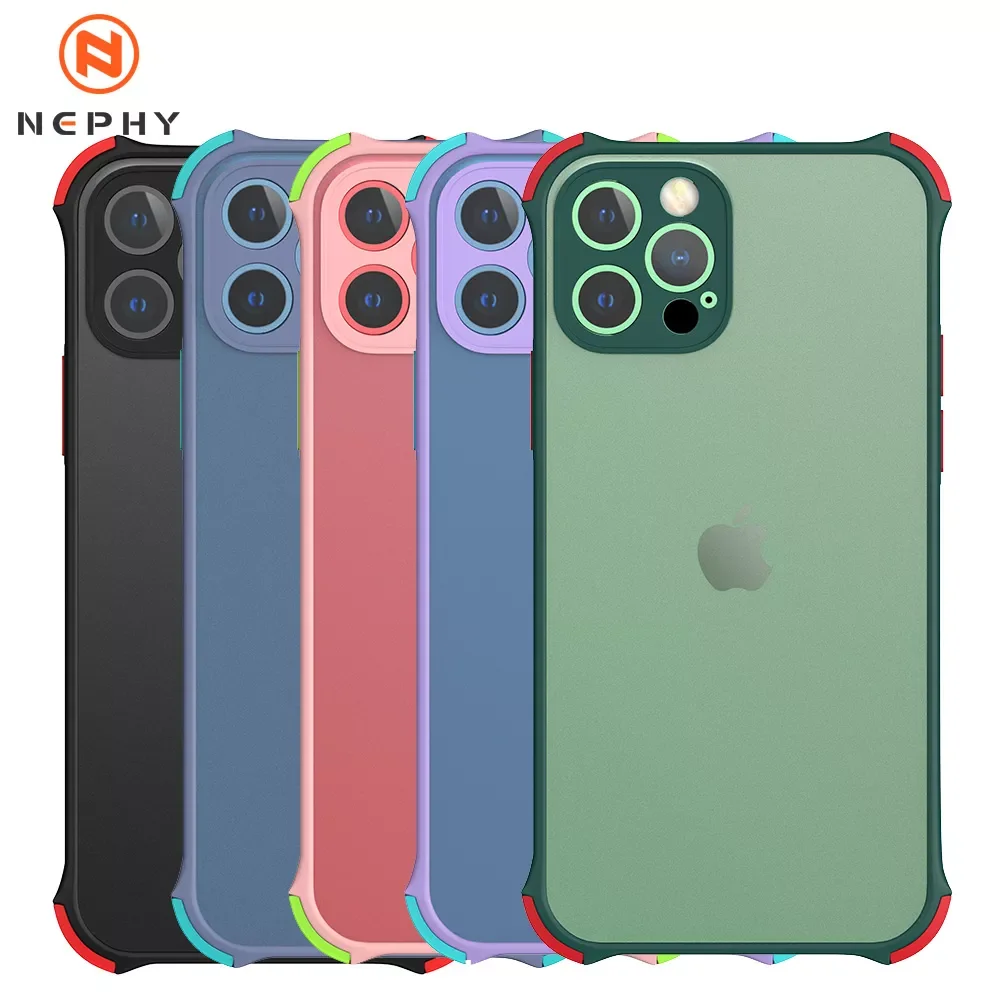 

Super Shockproof Case For iPhone 12 11 Pro X XS 6 S 7 8 Plus 11Pro 12Pro Mobile Phone Cover Hard Shell Soft Silicon Bumper Armor