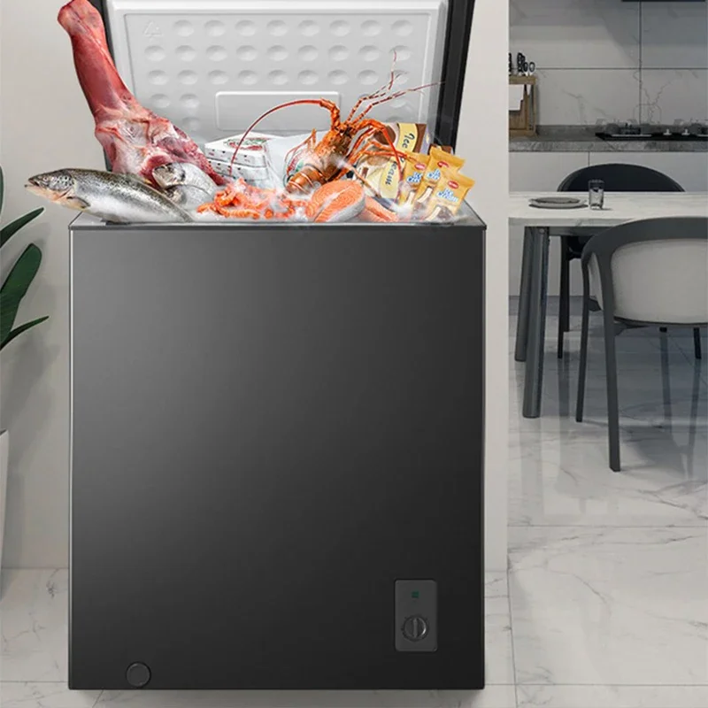 Бытовая морозильная камера 142 л 6.8 ℉ до -4 со съемной корзиной отдельно стоящая
