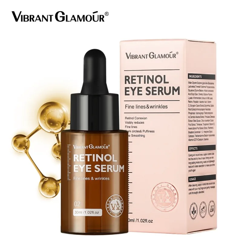

Retinol Anti Wrinkle Eye Essence Remove Dark Circles Skin Care Serum Anti-Aging Eye Bags Lift Firm Brighten Eyes Care Cosmetic
