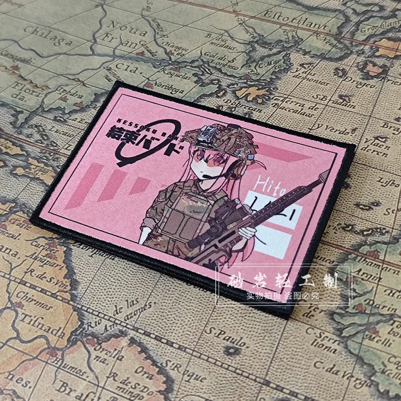 BOCCHI THE ROCK! Наклейки на одежду с крючком и петлей