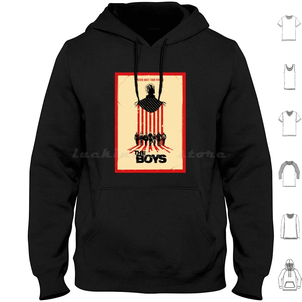 

Футболка с длинным рукавом и надписью «Never Meet Your Heroes Essential»