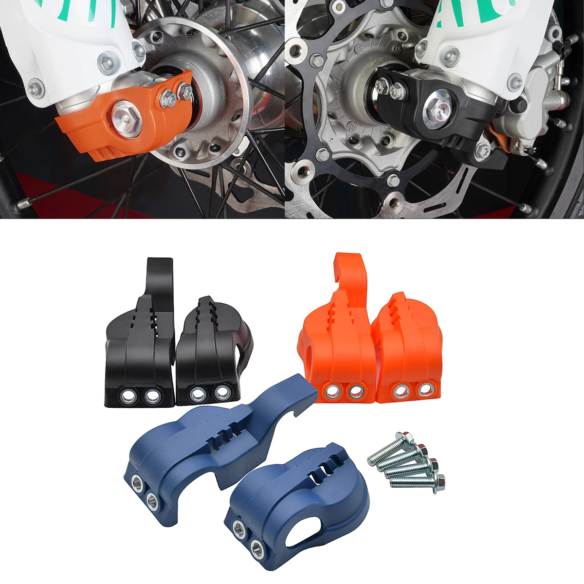 Фото Защита нижней части вилки для KTM Husqvarna EXC EXCF SX SXF XC XCF FE FX TE TX 125 150 250 300 350 450 501 2016-2024 №1
