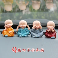 popular four no little monk shaolin kung fu boy car ornaments gifts creative ornaments