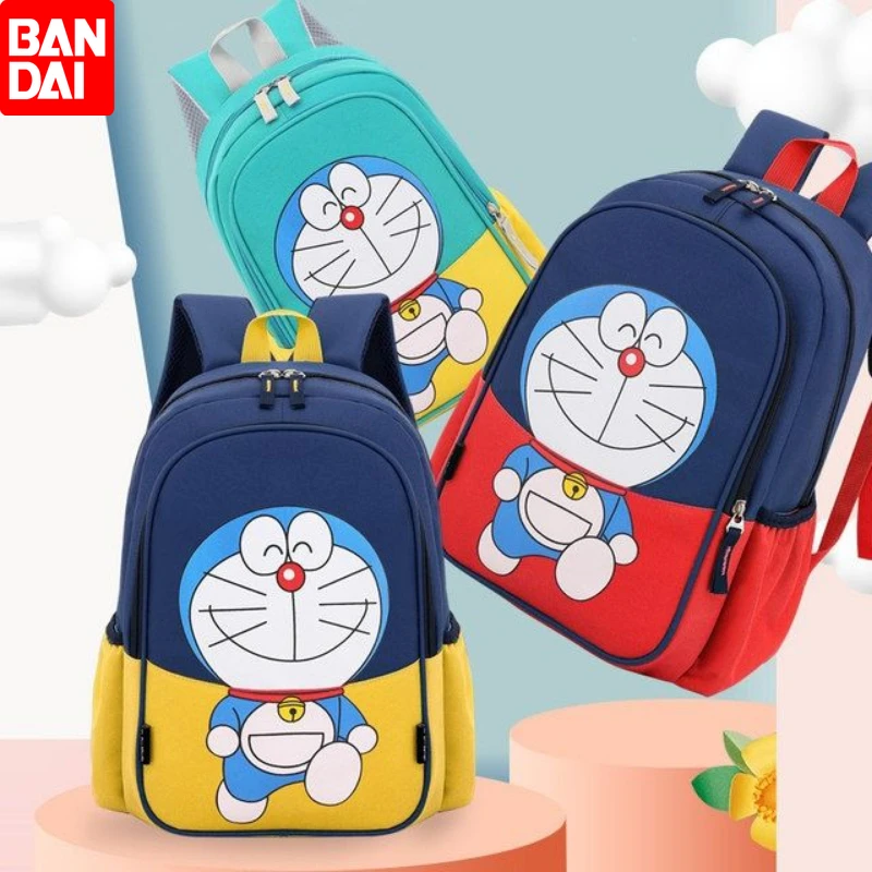 

Authentic Doraemon Robot Cat Dingdang Cat Boys and Girls Schoolbag Cartoon Primary School Kindergarten School Bags for Girls