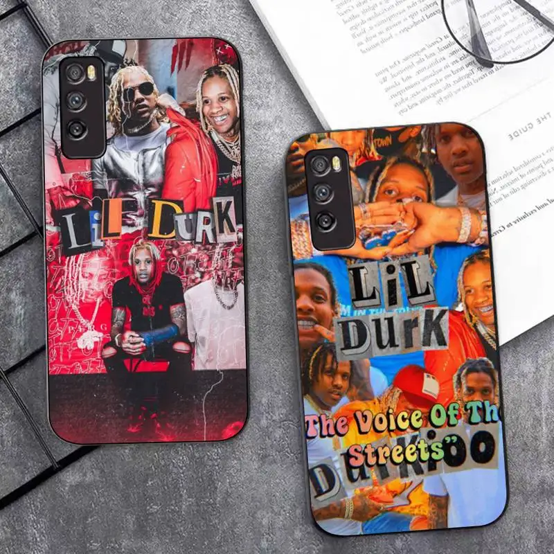 

Rapper lil Durk Pattern Phone Case for Huawei Mate 20 10 9 40 30 lite pro X Nova 2 3i 7se