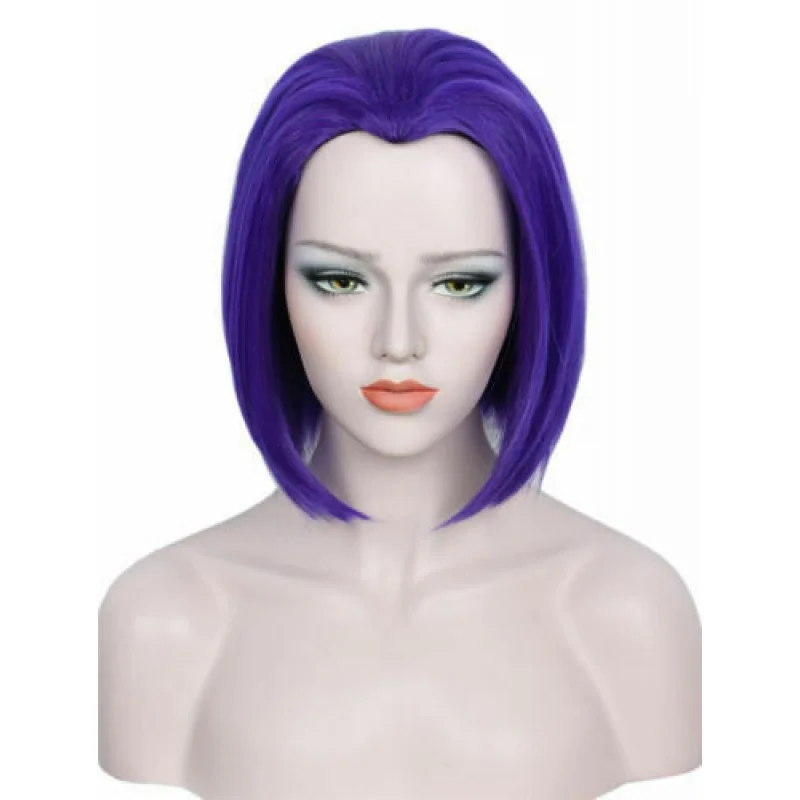 

Для косплея Ворон короткий фиолетовый парик для женщин