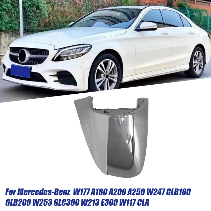 

Car Front Left Door Handle Cover A0997661700 For Mercedes Benz W205/222/253/213 Chrome White Outer Puller Caps Ring Trim